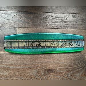 Chris Paulsen Iridescent Glass Trinket Tray